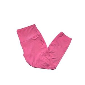 Lululemon Align High Rise Crop 23" Glaze Pink Athletic Gym Women's Size 14 EUC